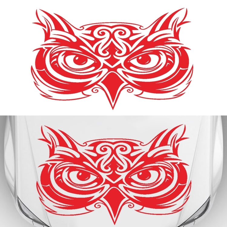 D-921 Eagle Totem Pattern Car Modified Decorative Sticker(Red)