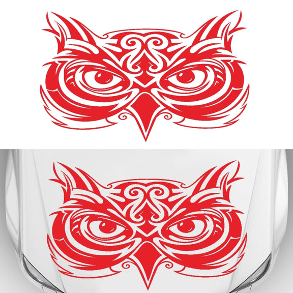 D-921 Eagle Totem Pattern Car Modified Decorative Sticker(Red)