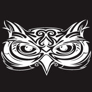 D-921 Eagle Totem Pattern Car Modified Decorative Sticker(White)
