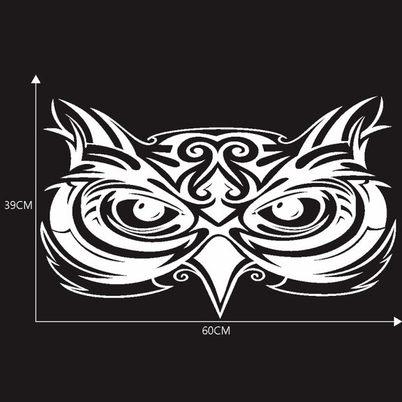 D-921 Eagle Totem Pattern Car Modified Decorative Sticker(White)