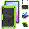 For Lenovo Tab M10 Plus 10.6 3rd Gen 2022 Silicone + PC Tablet Case(Black + Yellow Green) - Lenovo by PMC TechLife | Online Shopping South Africa | PMC TechLife | Buy Now Pay Later Mobicred