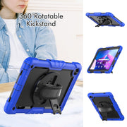 For Lenovo Tab M10 Plus 10.6 3rd Gen 2022 Silicone + PC Tablet Case(Black + Blue)