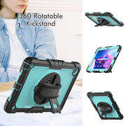 For Lenovo Tab M10 Plus 10.6 3rd Gen 2022 Silicone + PC Tablet Case(Light Blue + Black)