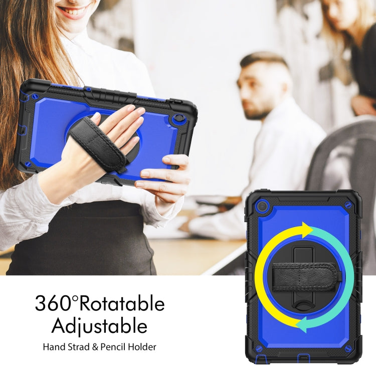 For Lenovo Tab M10 Plus 10.6 3rd Gen 2022 Silicone + PC Tablet Case(Blue + Black)