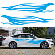 2 PCS/Set D-926 Fire Totem Pattern Car Modified Decorative Sticker(Blue) - Decorative Sticker by PMC TechLife | Online Shopping South Africa | PMC TechLife | Buy Now Pay Later Mobicred