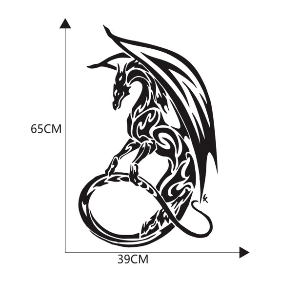 D-931 Pterosaur Pattern Car Modified Decorative Sticker(Black)