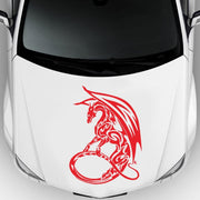 D-931 Pterosaur Pattern Car Modified Decorative Sticker(Red)