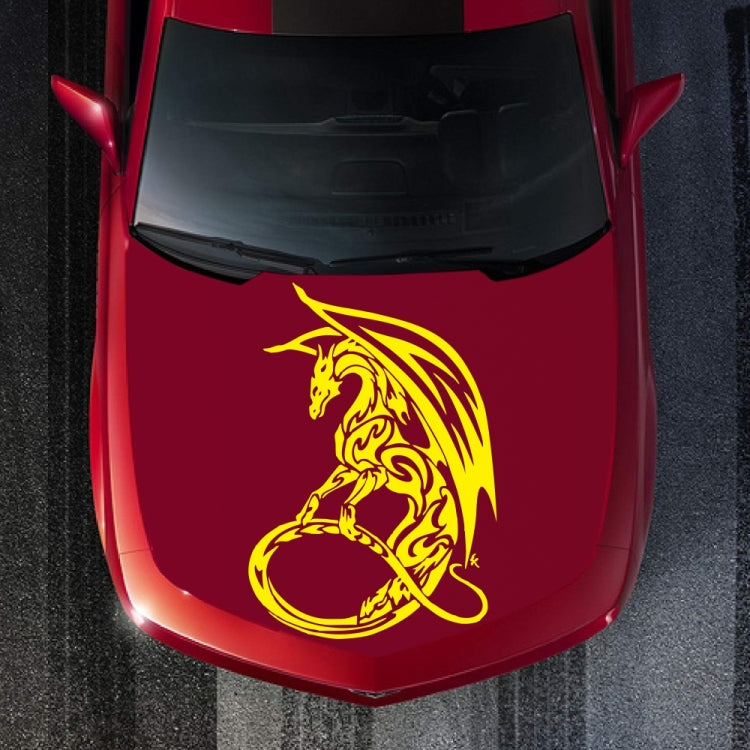 D-931 Pterosaur Pattern Car Modified Decorative Sticker(Yellow)