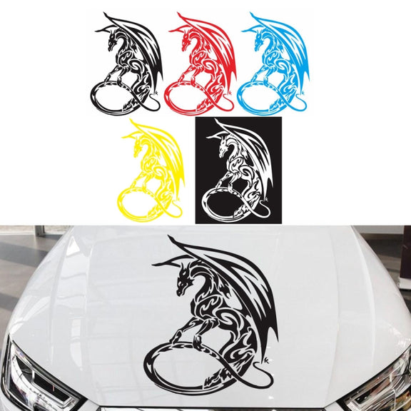 D-931 Pterosaur Pattern Car Modified Decorative Sticker(Red)