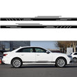2 PCS/Set D-932 Stripe Pattern Car Modified Decorative Sticker(Black) - Decorative Sticker by PMC TechLife | Online Shopping South Africa | PMC TechLife | Buy Now Pay Later Mobicred