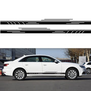 2 PCS/Set D-932 Stripe Pattern Car Modified Decorative Sticker(Black)