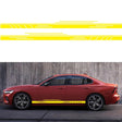 2 PCS/Set D-932 Stripe Pattern Car Modified Decorative Sticker(Yellow) - Decorative Sticker by PMC TechLife | Online Shopping South Africa | PMC TechLife | Buy Now Pay Later Mobicred