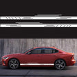 2 PCS/Set D-932 Stripe Pattern Car Modified Decorative Sticker(White) - Decorative Sticker by PMC TechLife | Online Shopping South Africa | PMC TechLife | Buy Now Pay Later Mobicred