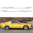 2 PCS/Set D-933 Lightning Pattern Car Modified Decorative Sticker(Black) - Decorative Sticker by PMC TechLife | Online Shopping South Africa | PMC TechLife | Buy Now Pay Later Mobicred