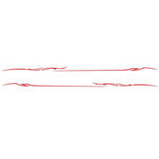 2 PCS/Set D-933 Lightning Pattern Car Modified Decorative Sticker(Red)