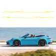 2 PCS/Set D-933 Lightning Pattern Car Modified Decorative Sticker(Yellow) - free shipping - PMC TechLife - Order now!