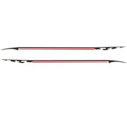 2 PCS/Set D-934 Waistline Pattern Car Modified Decorative Sticker(Black Red)