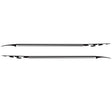 2 PCS/Set D-934 Waistline Pattern Car Modified Decorative Sticker(Black) - Decorative Sticker by PMC TechLife | Online Shopping South Africa | PMC TechLife | Buy Now Pay Later Mobicred