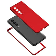 For Samsung Galaxy Z Fold4 Armor Foldable Phone Case(Red)