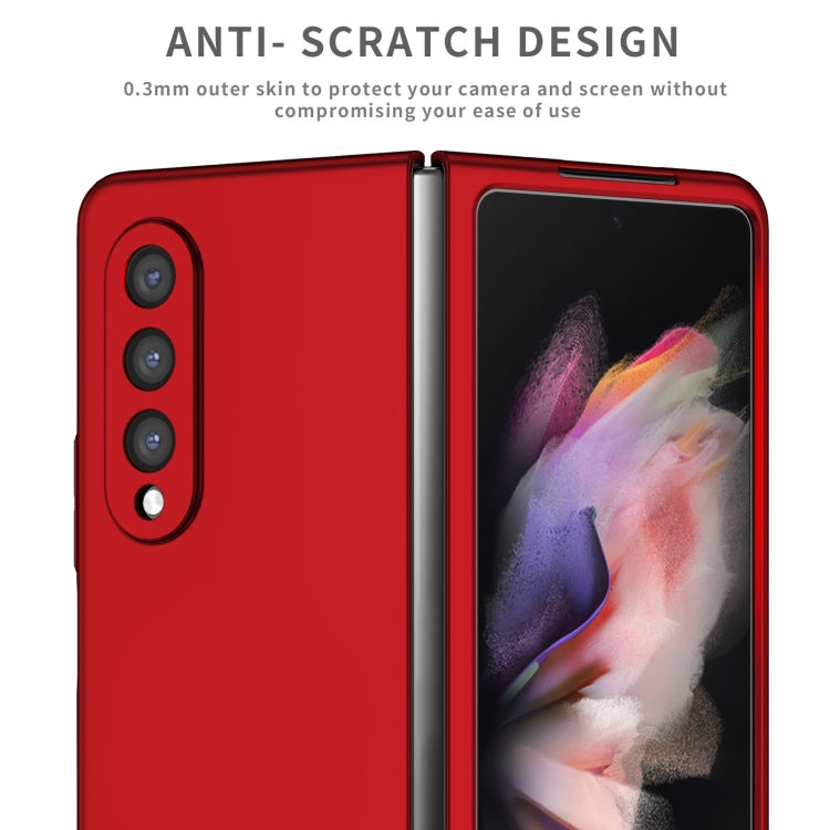 For Samsung Galaxy Z Fold4 Armor Foldable Phone Case(Red)