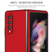 For Samsung Galaxy Z Fold4 Armor Foldable Phone Case(Red)