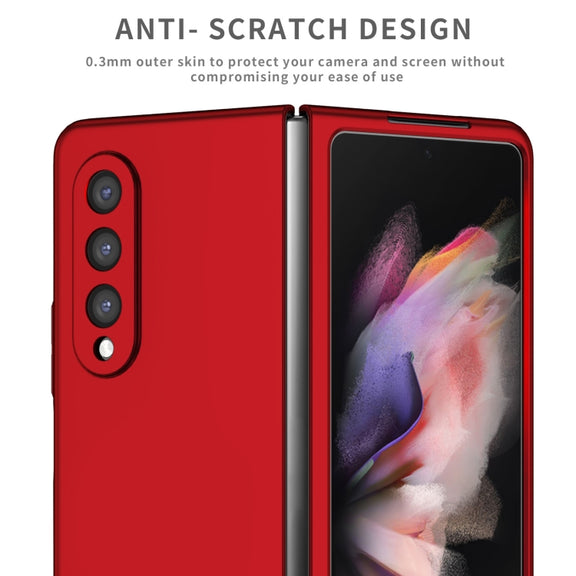 For Samsung Galaxy Z Fold4 Armor Foldable Phone Case(Red)
