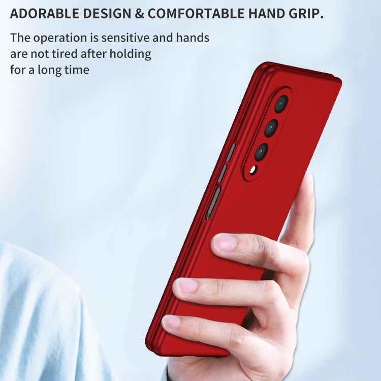 For Samsung Galaxy Z Fold4 Armor Foldable Phone Case(Red)