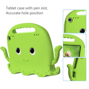 For Amazon Kindle Fire HD 8 / HD 8 Plus Octopus EVA Shockproof Tablet Case with Screen Film & Shoulder Strap(Grass Green)