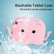 For Amazon Kindle Fire HD 8 / HD 8 Plus Octopus EVA Shockproof Tablet Case with Screen Film & Shoulder Strap(Pink)