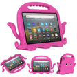 For Amazon Kindle Fire HD 8 / HD 8 Plus Octopus EVA Shockproof Tablet Case with Screen Film & Shoulder Strap(Rose Red) - Amazon by PMC TechLife | Online Shopping South Africa | PMC TechLife | Buy Now Pay Later Mobicred