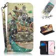 For Galaxy Note 10 Lite / A81 3D Painting Horizontal Flip Leather Case with Holder & Card Slot & Wallet & Lanyard(Zoo) - Galaxy Phone Cases by PMC TechLife | Online Shopping South Africa | PMC TechLife