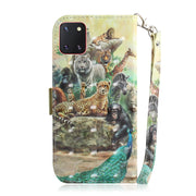 For Galaxy Note 10 Lite / A81 3D Painting Horizontal Flip Leather Case with Holder & Card Slot & Wallet & Lanyard(Zoo)