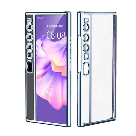 For Huawei Mate Xs 2 TPU Electroplating Full Coverage Protective Phone Case(Blue)