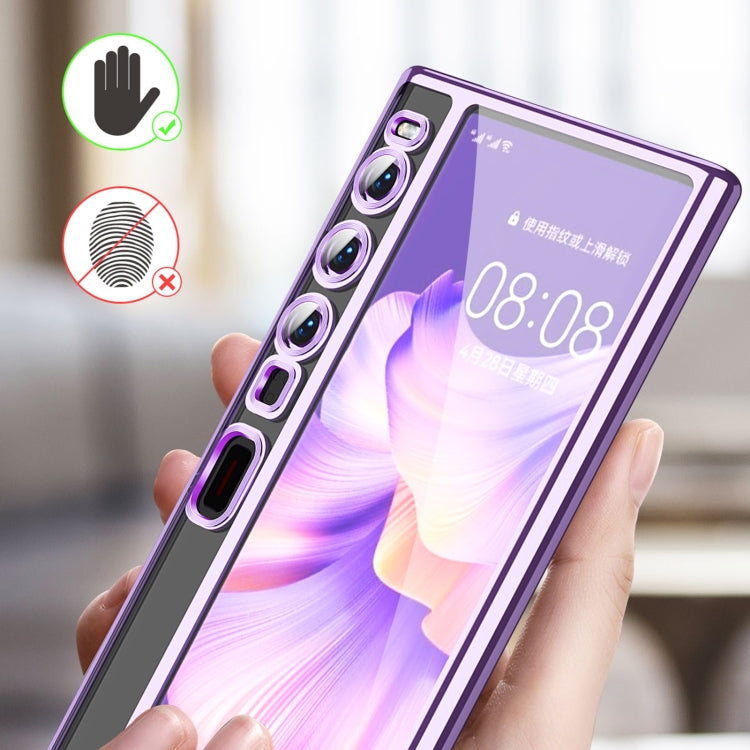 For Huawei Mate Xs 2 TPU Electroplating Full Coverage Protective Phone Case(Silver)