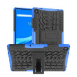 For Lenovo Tab M10 Plus 10.6 3rd Gen 2022 Tire Texture TPU+PC Shockproof Case with Holder(Blue) - Lenovo by PMC TechLife | Online Shopping South Africa | PMC TechLife | Buy Now Pay Later Mobicred