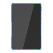 For Lenovo Tab M10 Plus 10.6 3rd Gen 2022 Tire Texture TPU+PC Shockproof Case with Holder(Blue)
