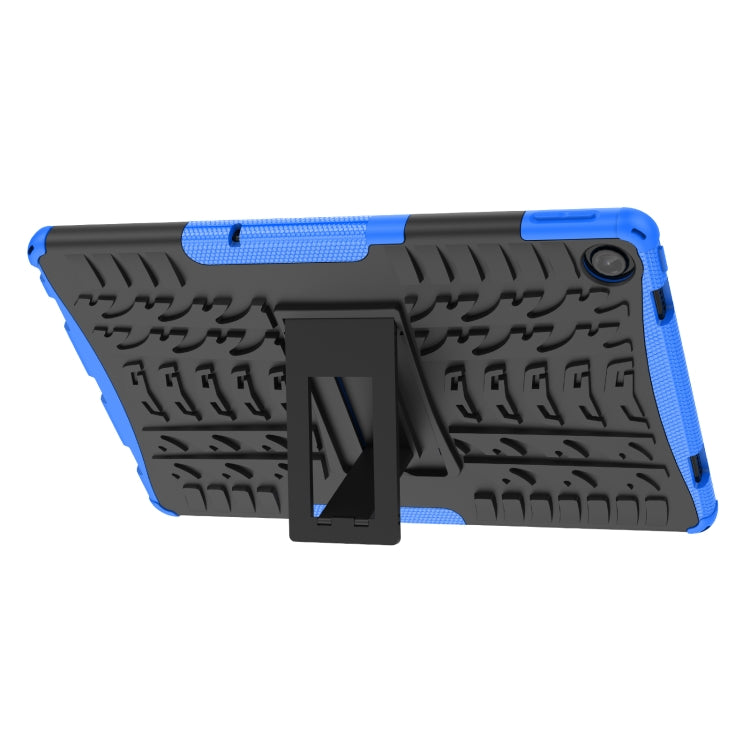For Lenovo Tab M10 Plus 10.6 3rd Gen 2022 Tire Texture TPU+PC Shockproof Case with Holder(Blue)