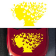 D-956 Butterfly Girl Pattern Car Modified Decorative Sticker(Yellow) - Decorative Sticker by PMC TechLife | Online Shopping South Africa | PMC TechLife | Buy Now Pay Later Mobicred