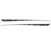 2 PCS/Set D-961 Checkered Flag Pattern Car Modified Decorative Sticker(Black)