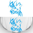 D-967 Wolf Tribe Pattern Car Modified Decorative Sticker(Blue) - Decorative Sticker by PMC TechLife | Online Shopping South Africa | PMC TechLife | Buy Now Pay Later Mobicred