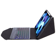 Z11BS Pen Slot Backlight Bluetooth Keyboard Leather Tablet Case For iPad Pro 11 2021/2020/2018(Black)