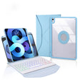 Z098BS Pen Slot Backlight Bluetooth Keyboard Leather Tablet Case For iPad Air 11 2025 / 2024 / Air 5 / Air 4(Sky Blue) - For iPad Air by PMC TechLife | Online Shopping South Africa | PMC TechLife | Buy Now Pay Later Mobicred
