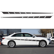 2 PCS/Set D-970 Checkered Flag Pattern Car Modified Decorative Sticker(Black)