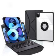 Z11B-A Pen Slot Touchpad Bluetooth Keyboard Leather Tablet Case For iPad Pro 11 2021/2020/2018(Black)