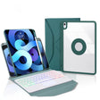 Z098B-AS Pen Slot Touchpad Backlight Bluetooth Keyboard Leather Tablet Case For iPad Air 10.9 2022/2020(Green) - For iPad Air by PMC TechLife | Online Shopping South Africa | PMC TechLife