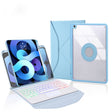 Z102B-AS Pen Slot Touchpad Backlight Bluetooth Keyboard Leather Tablet Case For iPad 10.2 2021/2020/2019(Sky Blue) - Universal by PMC TechLife | Online Shopping South Africa | PMC TechLife