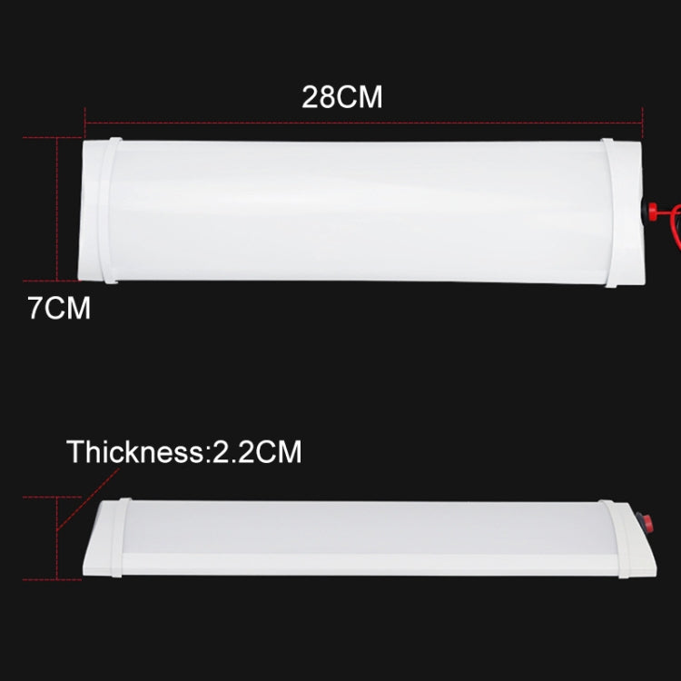 2 PCS ZS-3330 Truck LED Inside Reading Light Car Cabin Light Bar, Voltage:DC24V(White Light)