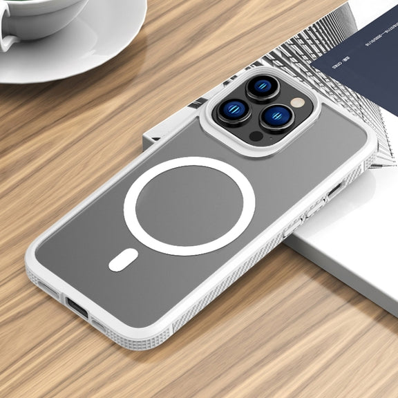 For iPhone 14 Pro Matte Magsafe Phone Case(Grey)