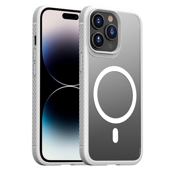 For iPhone 14 Pro Matte Magsafe Phone Case(Grey)