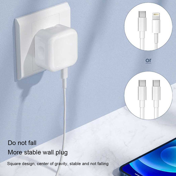 PD 50W Dual USB-C / Type-C Ports Charger(US Plug)